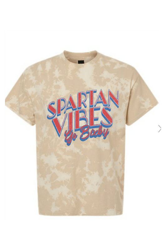 BIXBY SPARTANS RETRO TIE DYE TEE - The Club
