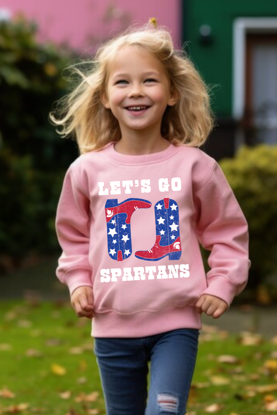 25BIX024-BIXBY SPARTANS YOUTH CREWNECK SWEATSHIRT