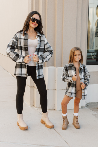 MATCH YOUR MINI - CLASSIC THREADS SPARTAN PLAID SHACKET FOR YOUTH