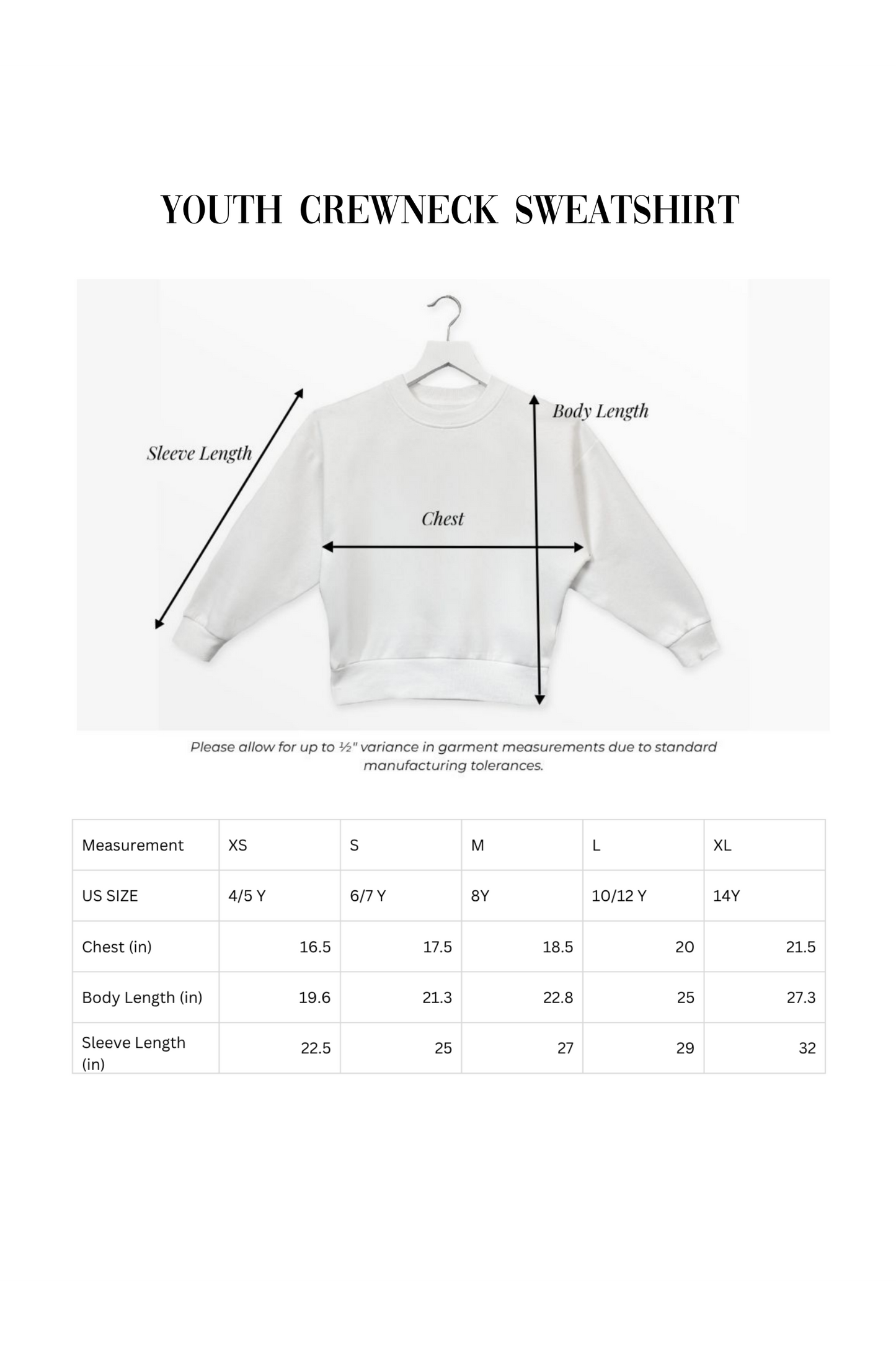COLLINSVILLE CARDINALS YOUTH PREMIUM FLEECE CREWNECK SWEATSHIRT
