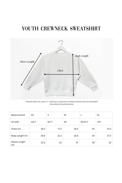 COLLINSVILLE CARDINALS YOUTH PREMIUM FLEECE CREWNECK SWEATSHIRT
