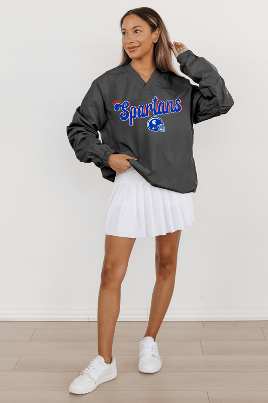 BIXBY SPARTANS UNISEX WIND BREAKER PULLOVER - The Club
