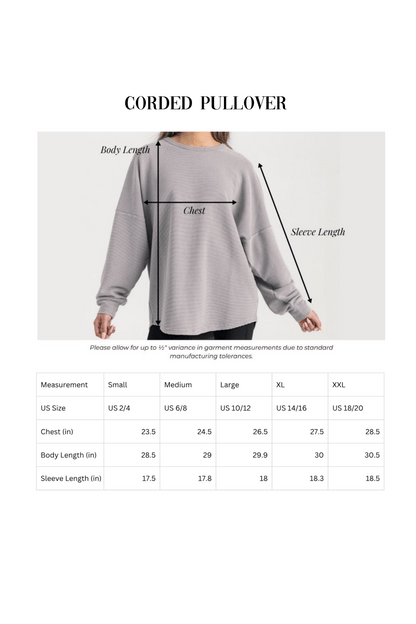 STILLWATER PIONEERS WASHED CORDED PULLOVER - The Club