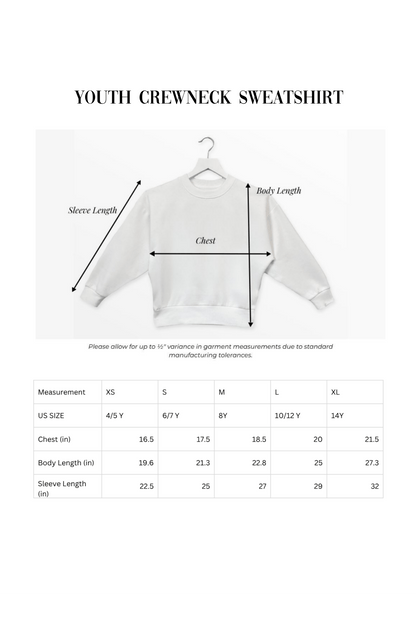 SAND SPRINGS SANDITES YOUTH PREMIUM FLEECE CREWNECK SWEATSHIRT - The Club