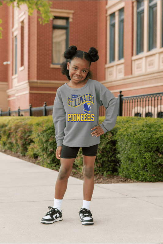 STILLWATER PIONEERS YOUTH WASHED CORDED PULLOVER - The Club