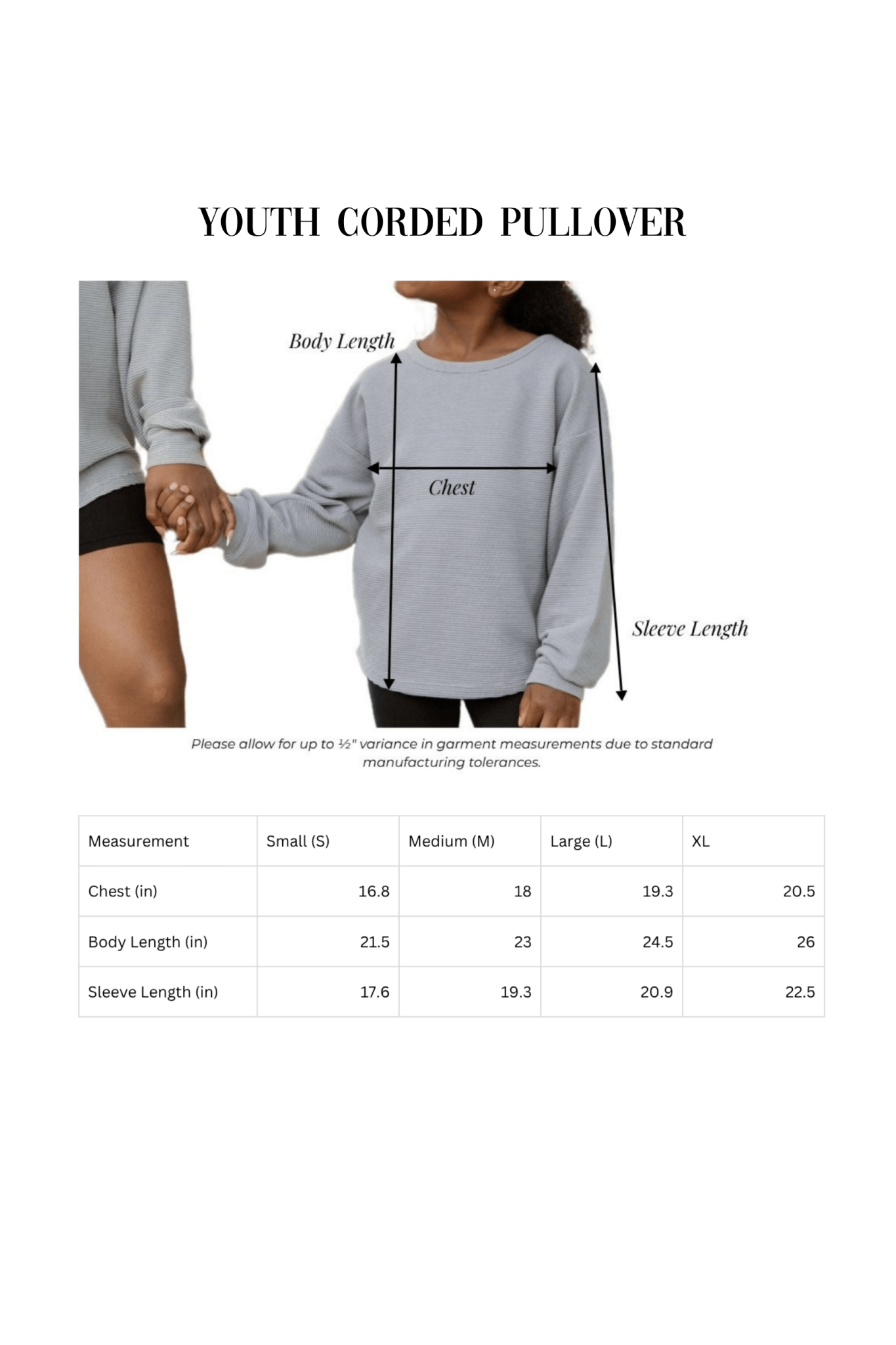 STILLWATER PIONEERS YOUTH WASHED CORDED PULLOVER - The Club