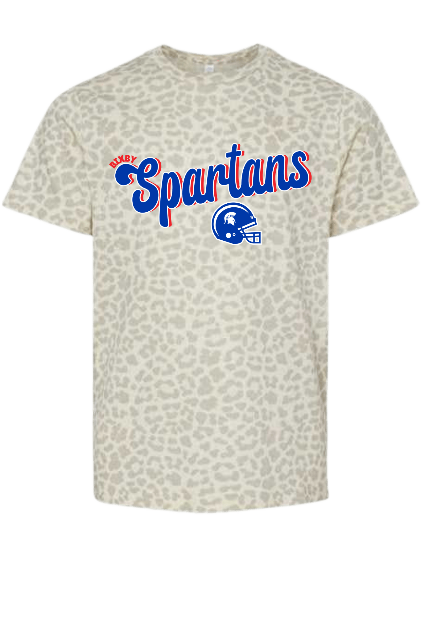 BIXBY SPARTANS KIDS LEOPARD TEE - The Club