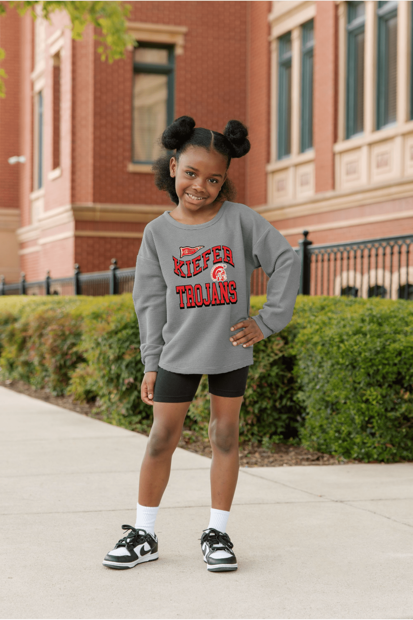 KIEFER TROJANS YOUTH WASHED CORDED PULLOVER - The Club