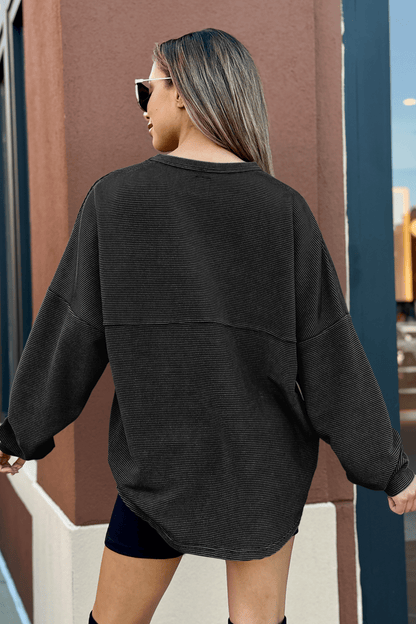 SAND SPRINGS SANDITES WASHED CORDED PULLOVER - The Club