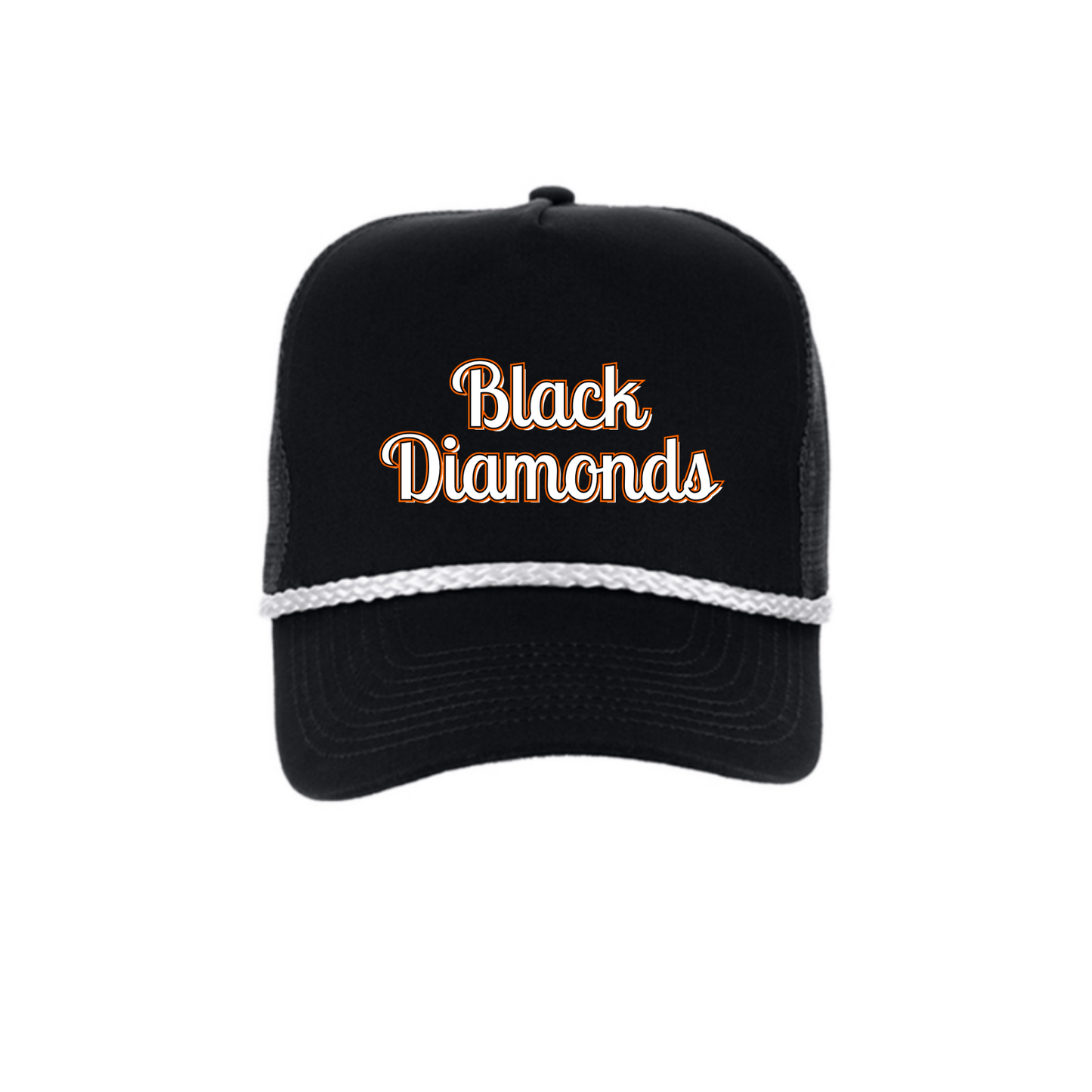 SALLISAW BLACK DIAMONDS ROPE HAT - The Club