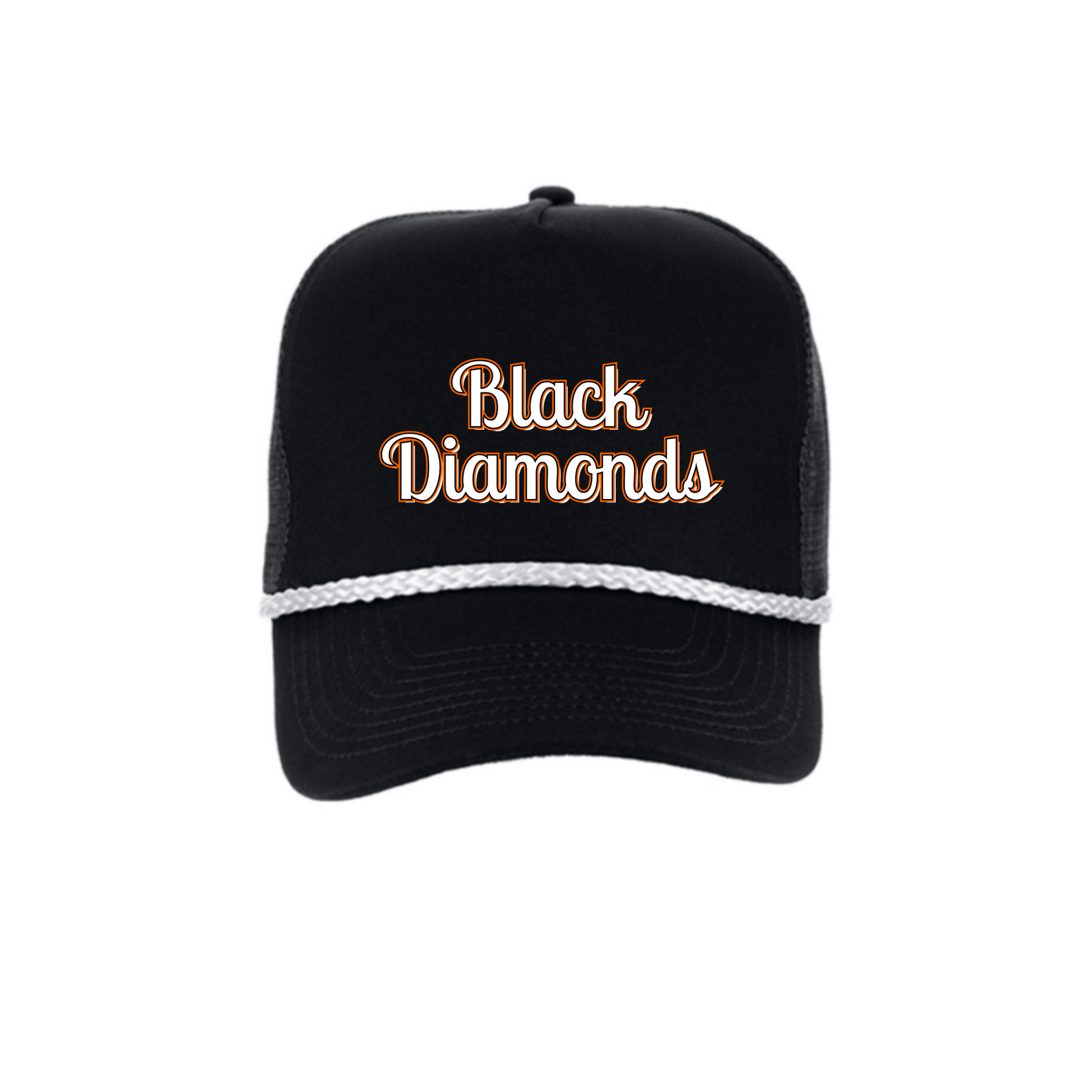 SALLISAW BLACK DIAMONDS ROPE HAT - The Club
