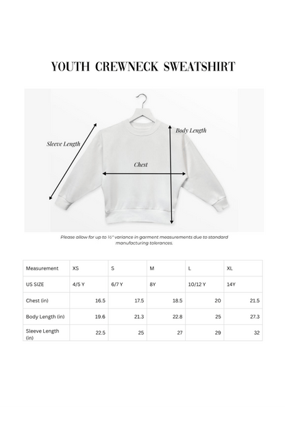STILLWATER PIONEERS YOUTH PREMIUM FLEECE CREWNECK SWEATSHIRT - The Club