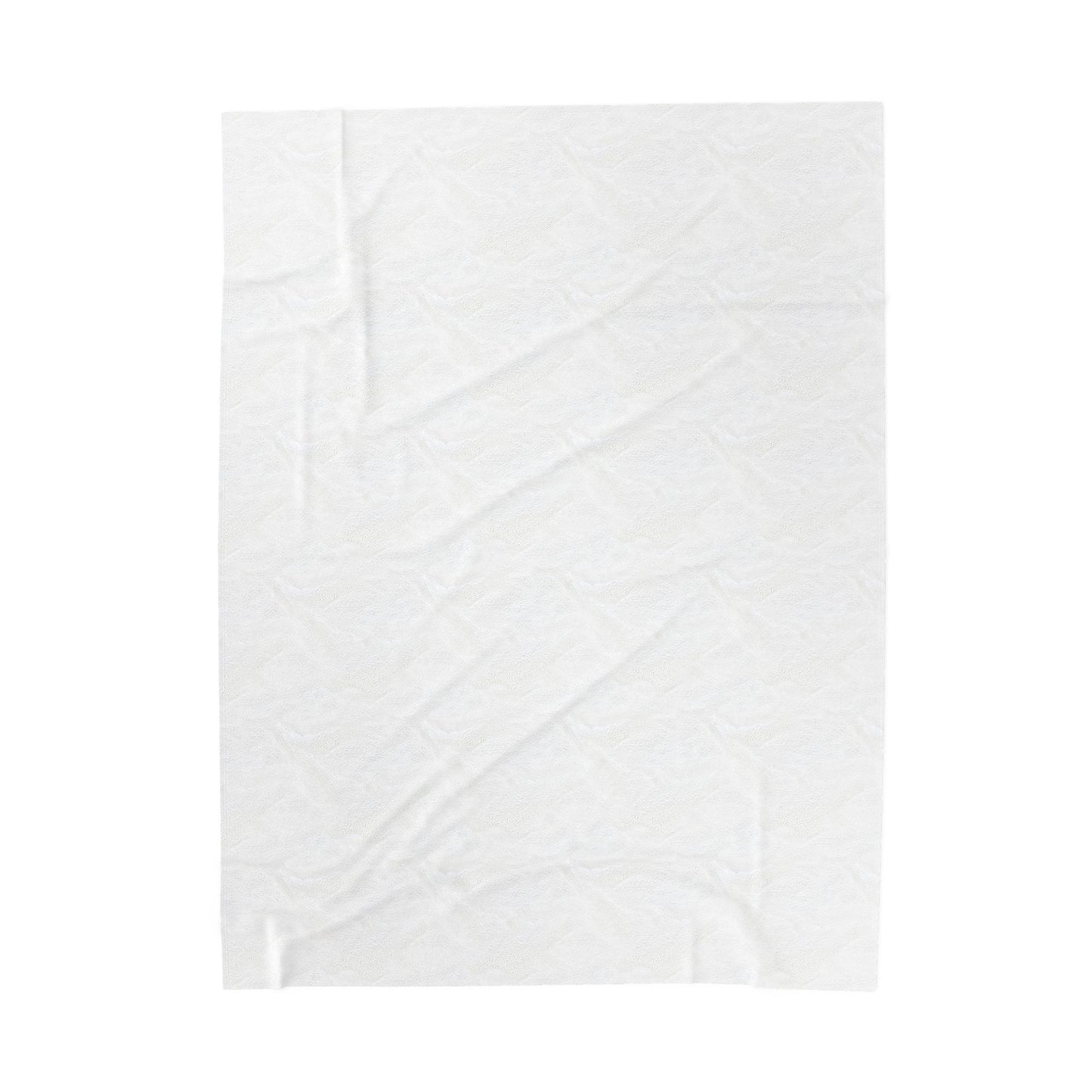 Plush Velveteen Blanket — Soft Logo Print Throw for Home & Gifts