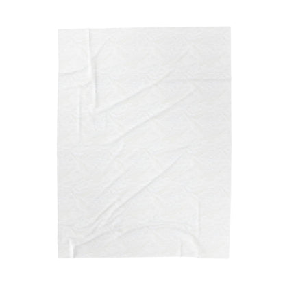 Plush Velveteen Blanket — Soft Logo Print Throw for Home & Gifts