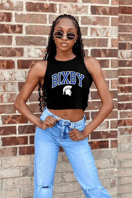 BIXBY SPARTANS MINI CROP TANK - The Club