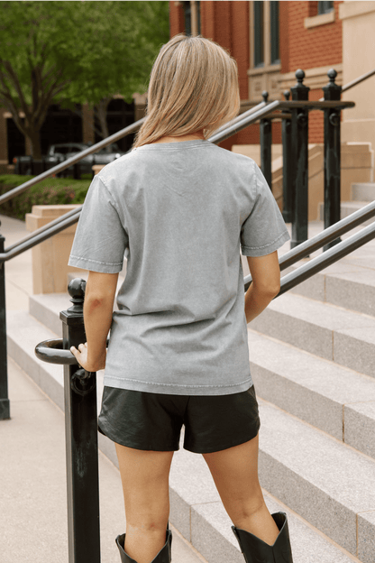 STILLWATER PIONEERS RHINESTONE V - NECK TEE - The Club