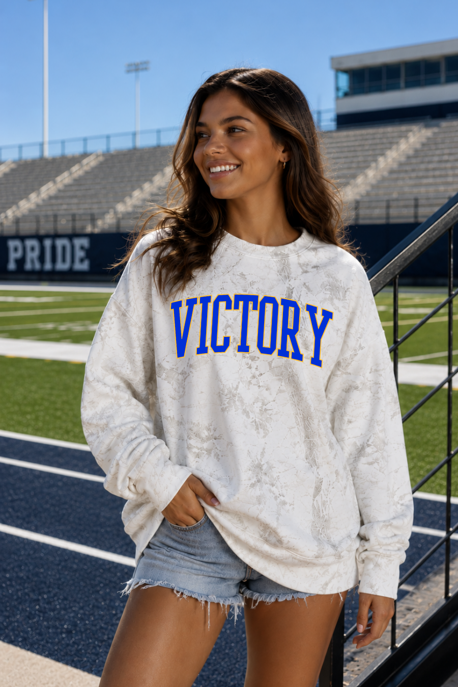 VC CONQUERORS SNOW CAMO SWEATSHIRT