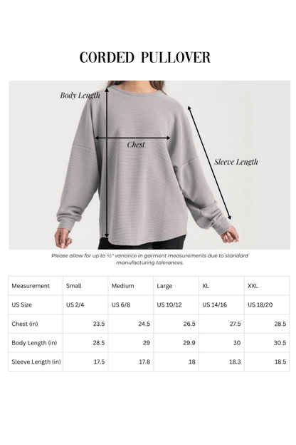 BIXBY SPARTANS WASHED CORDED PULLOVER - The Club