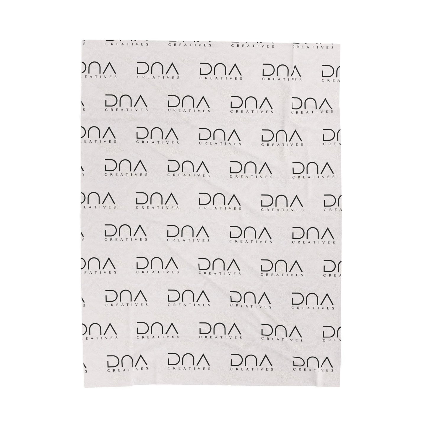 Plush Velveteen Blanket — Soft Logo Print Throw for Home & Gifts