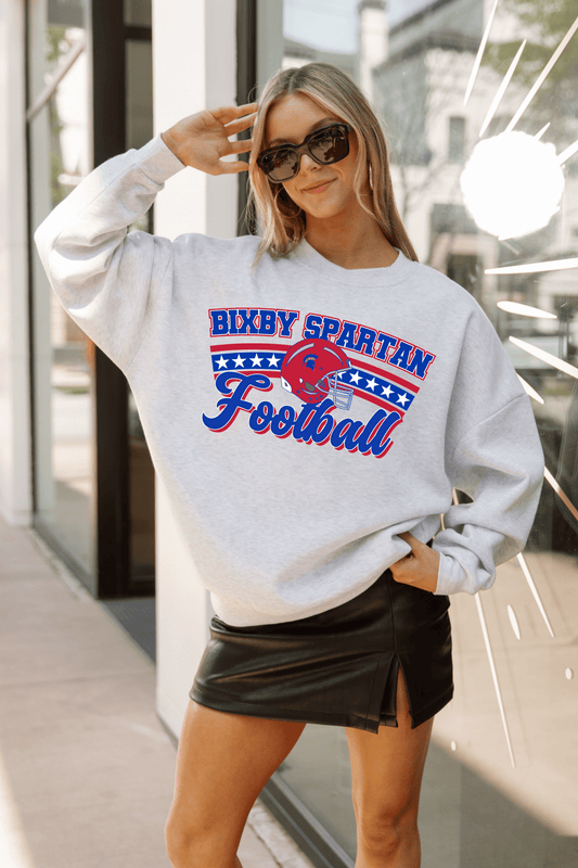 BIXBY SPARTANS PREMIUM FLEECE CREWNECK SWEATSHIRT - The Club