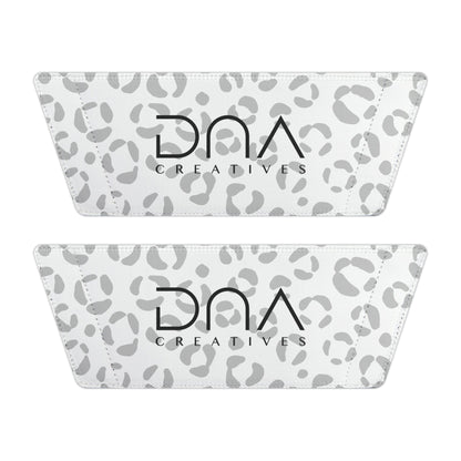 Youth Leopard Print Slide Sandals — Removable Strap Casual Pool Slides