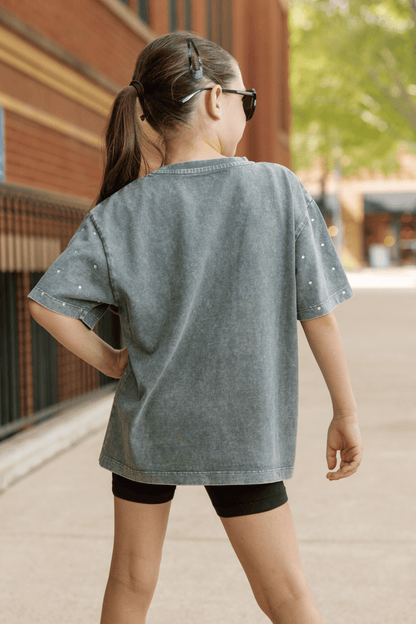 BIXBY SPARTANS YOUTH RHINESTONE TEE - The Club