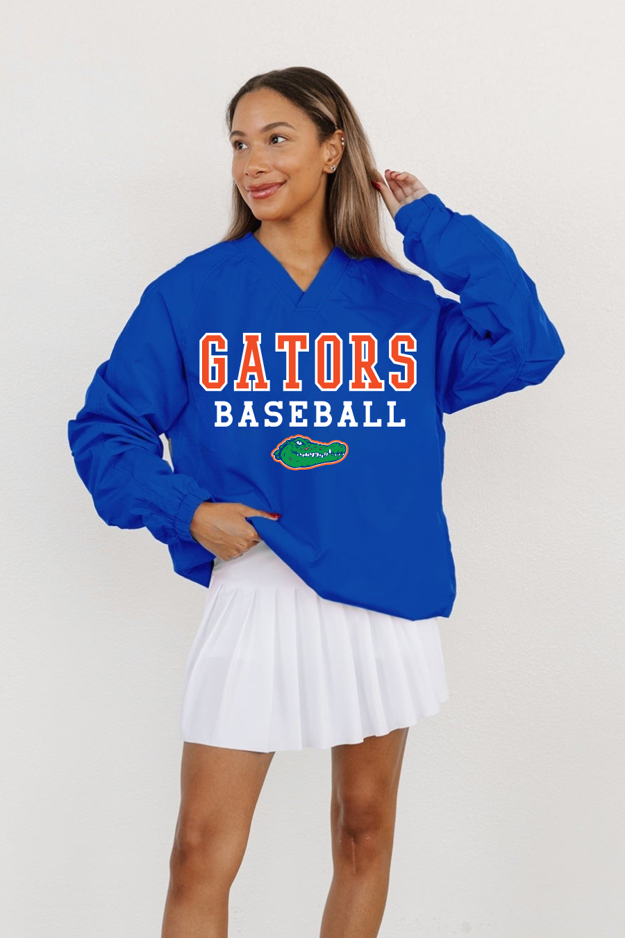 GATB011-GATOR BASEBALL UNISEX VARSITY WIND SHIRT