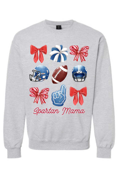 SPARTAN FOOTBALL MAMA CLASSIC CREW SWEATSHIRT