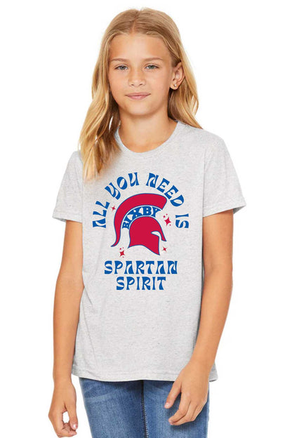 SPARTAN SPIRIT IS ALL YOU NEED COTTON YOUTH TEE