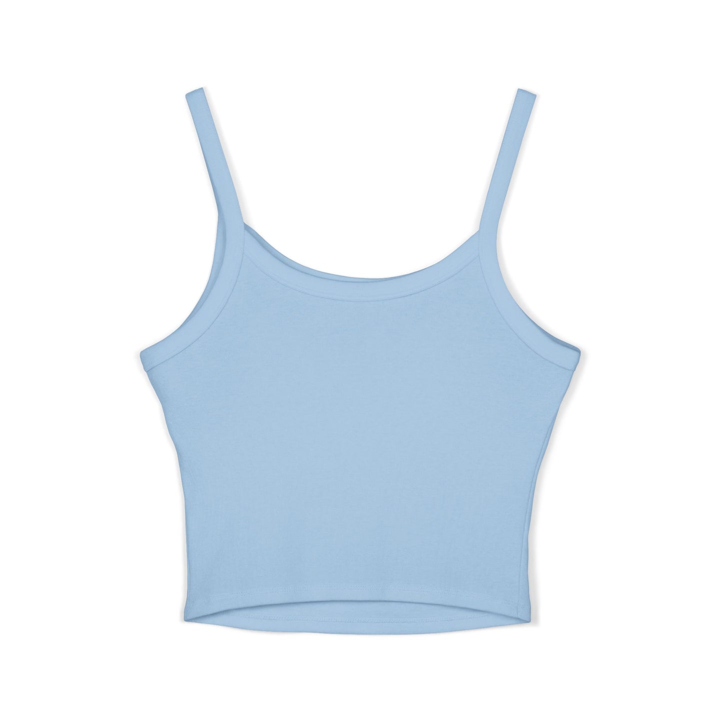 Women’s Spaghetti Tank Top — DVA Creatives Logo Crop