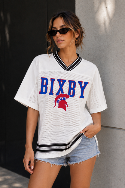 BIXBY SPARTANS SNOW CAMO SWEATSHIRT