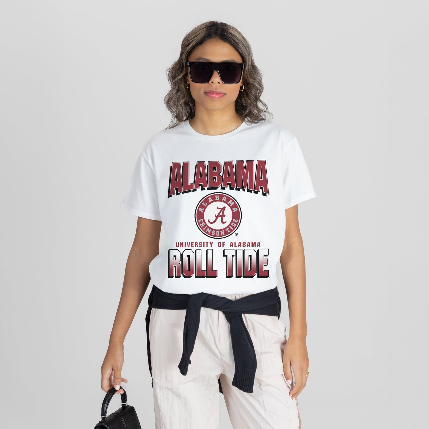 ALABAMA CRIMSON TIDE ALL-TIME CLASSIC SHORT SLEEVE FLOWY TEE