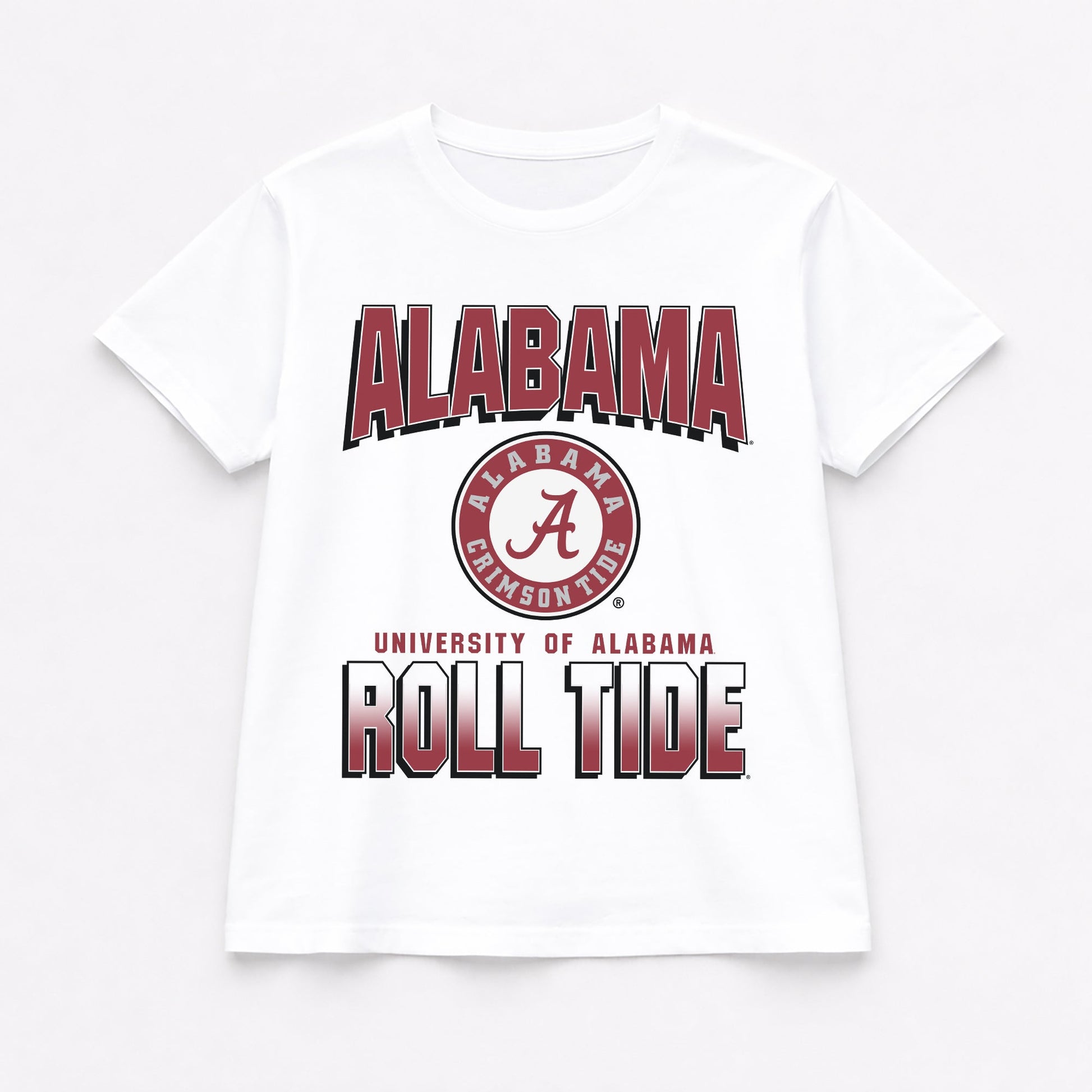 ALABAMA CRIMSON TIDE ALL-TIME CLASSIC SHORT SLEEVE FLOWY TEE