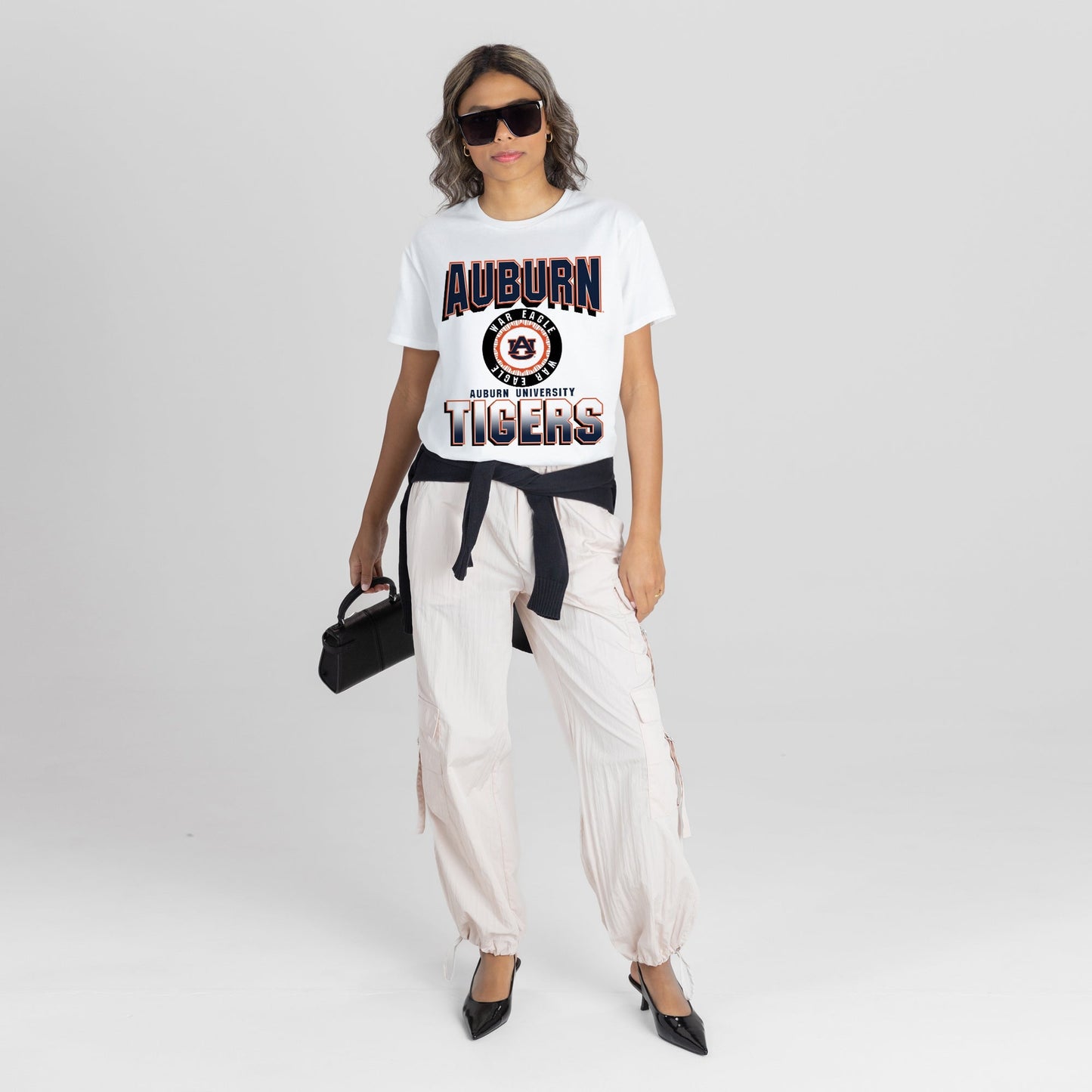 AUBURN TIGERS ALL-TIME CLASSIC SHORT SLEEVE FLOWY TEE