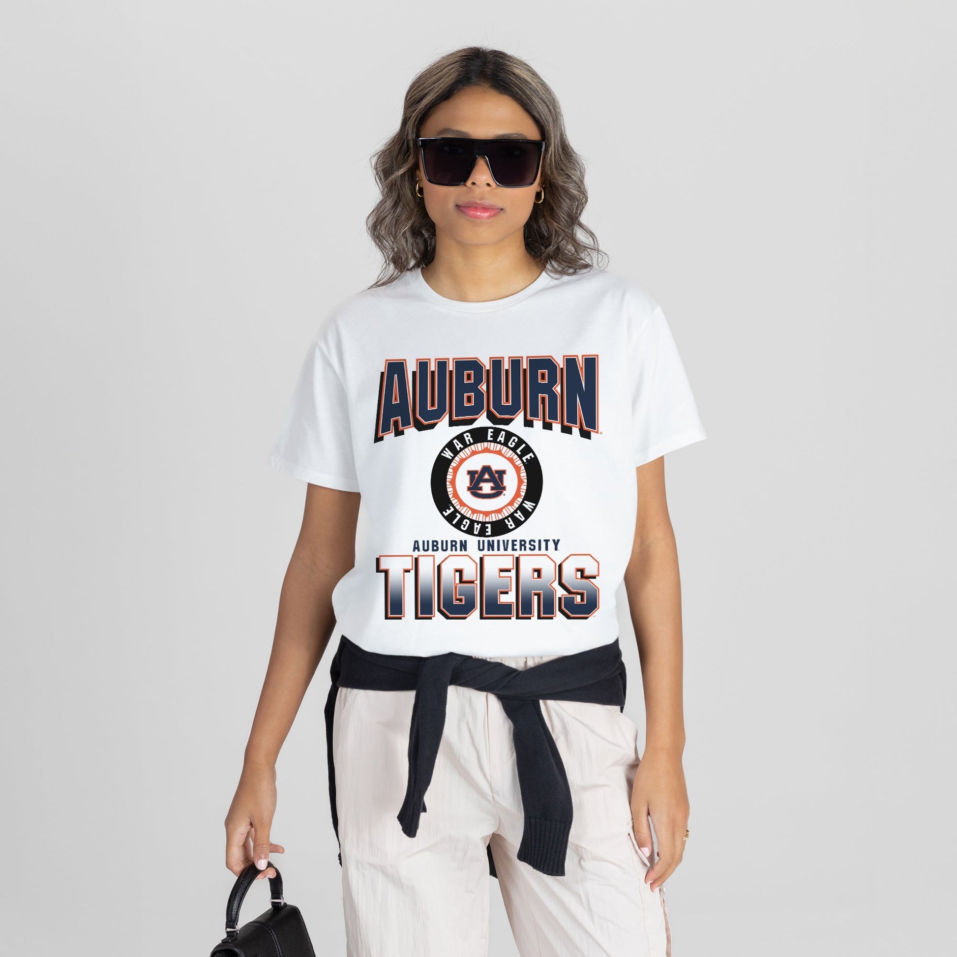 AUBURN TIGERS ALL-TIME CLASSIC SHORT SLEEVE FLOWY TEE
