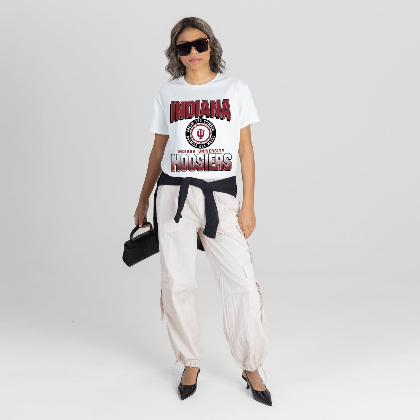 INDIANA HOOSIERS ALL-TIME CLASSIC SHORT SLEEVE FLOWY TEE