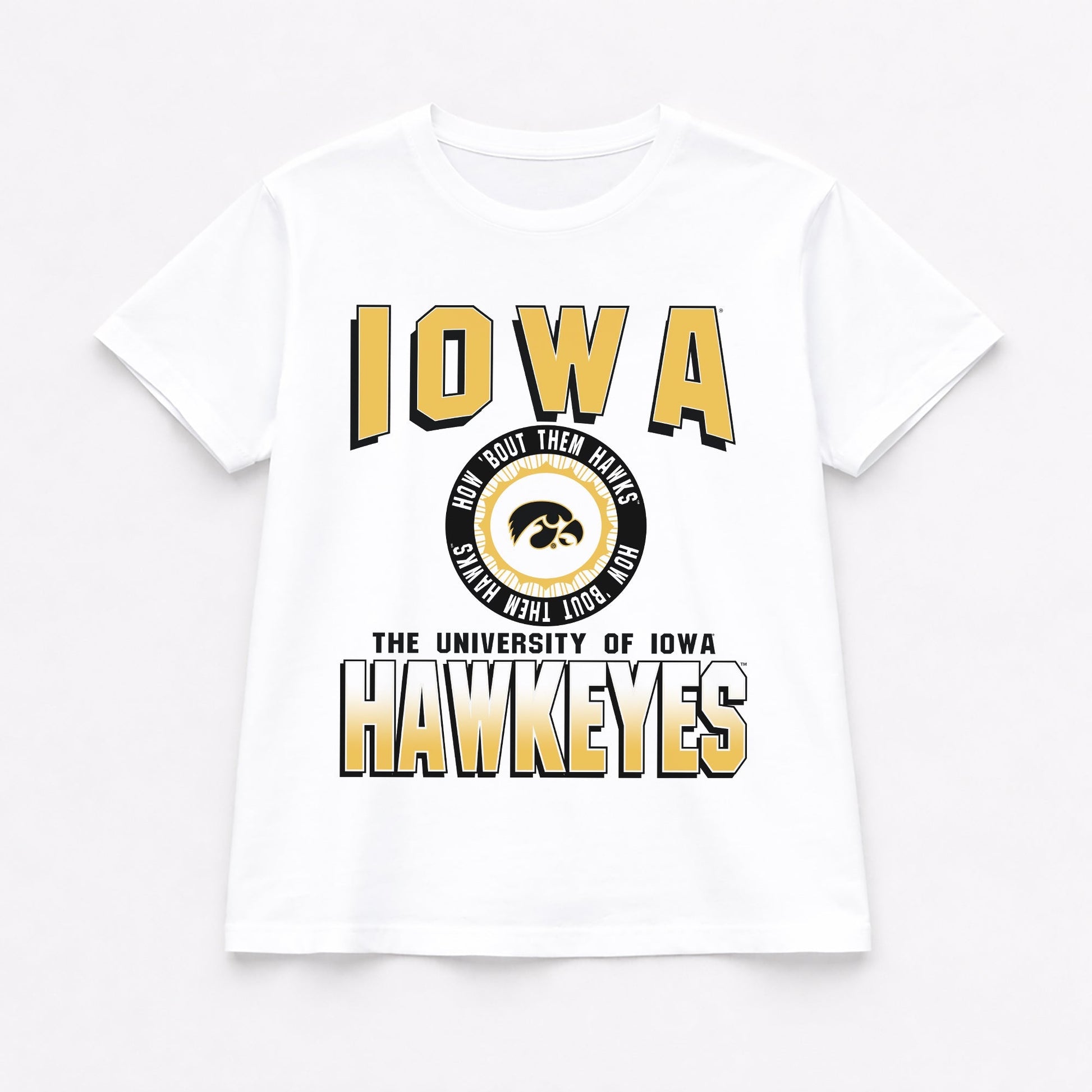 IOWA HAWKEYES ALL-TIME CLASSIC SHORT SLEEVE FLOWY TEE