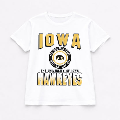 IOWA HAWKEYES ALL-TIME CLASSIC SHORT SLEEVE FLOWY TEE