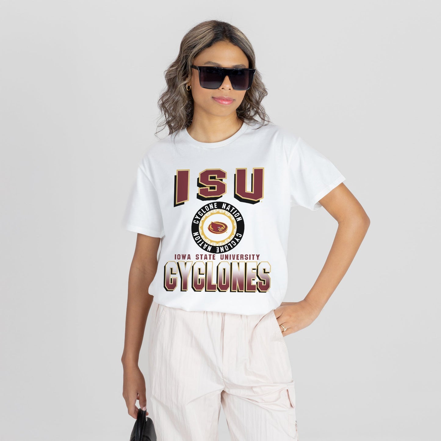 IOWA STATE CYCLONES ALL-TIME CLASSIC SHORT SLEEVE FLOWY TEE