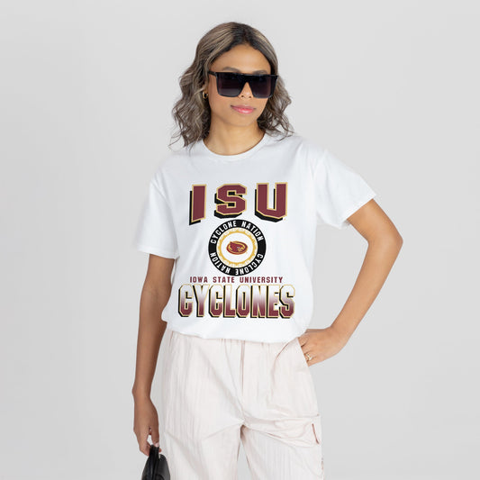 IOWA STATE CYCLONES ALL-TIME CLASSIC SHORT SLEEVE FLOWY TEE