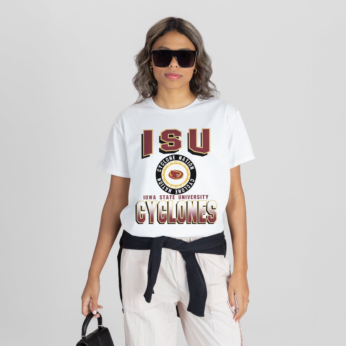 IOWA STATE CYCLONES ALL-TIME CLASSIC SHORT SLEEVE FLOWY TEE