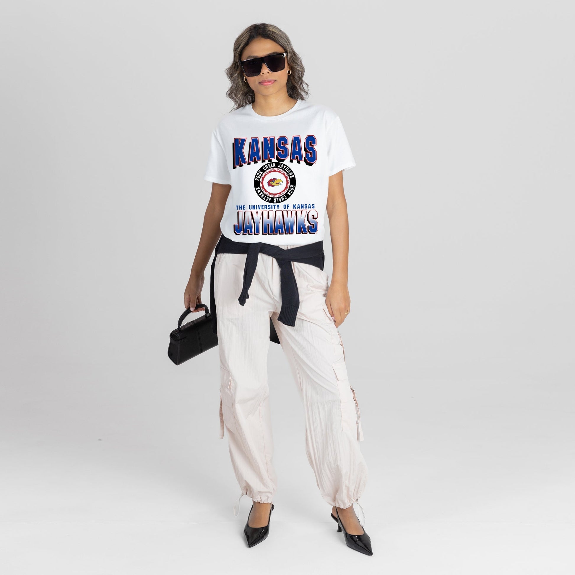 KANSAS JAYHAWKS ALL-TIME CLASSIC SHORT SLEEVE FLOWY TEE