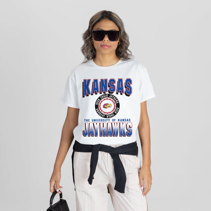 KANSAS JAYHAWKS ALL-TIME CLASSIC SHORT SLEEVE FLOWY TEE