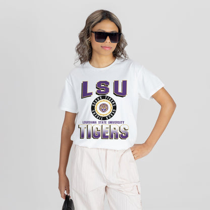 LSU TIGERS ALL-TIME CLASSIC SHORT SLEEVE FLOWY TEE