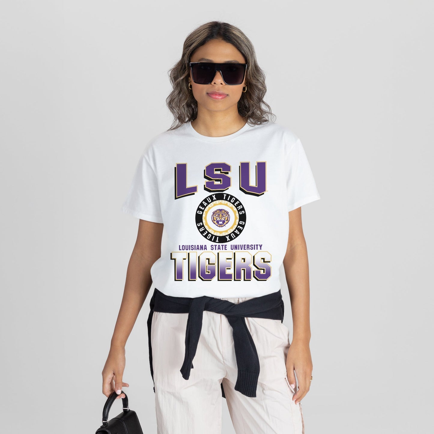 LSU TIGERS ALL-TIME CLASSIC SHORT SLEEVE FLOWY TEE