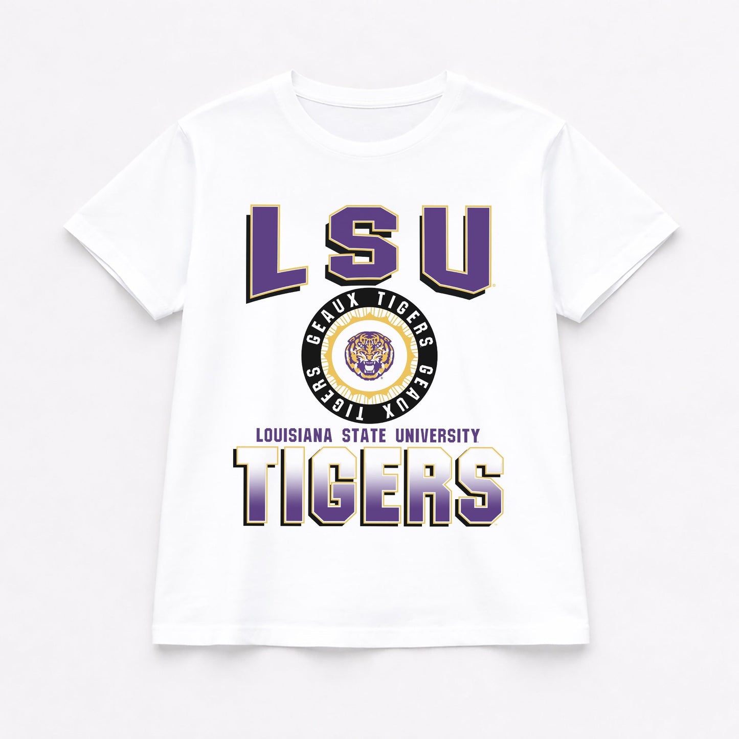LSU TIGERS ALL-TIME CLASSIC SHORT SLEEVE FLOWY TEE