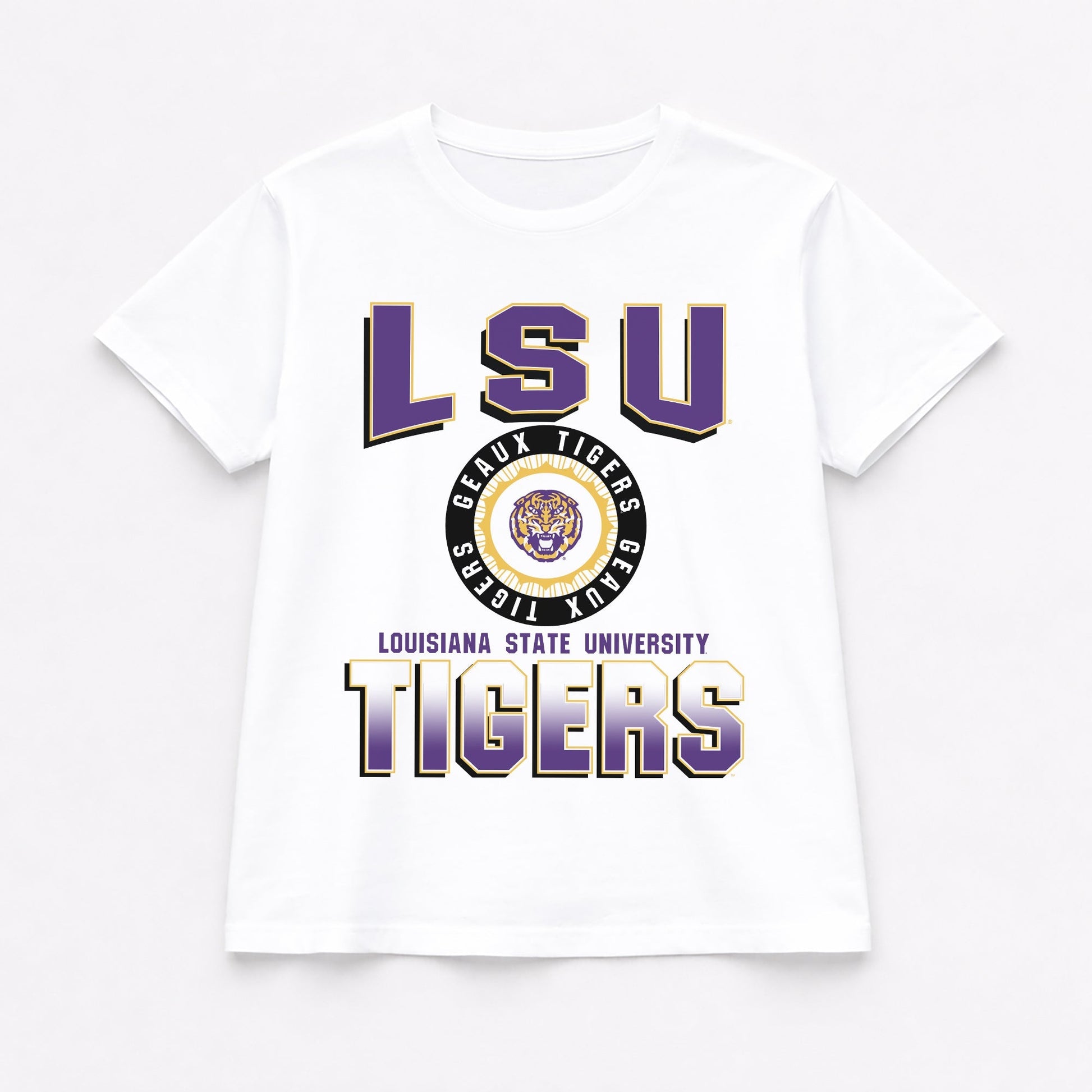 LSU TIGERS ALL-TIME CLASSIC SHORT SLEEVE FLOWY TEE