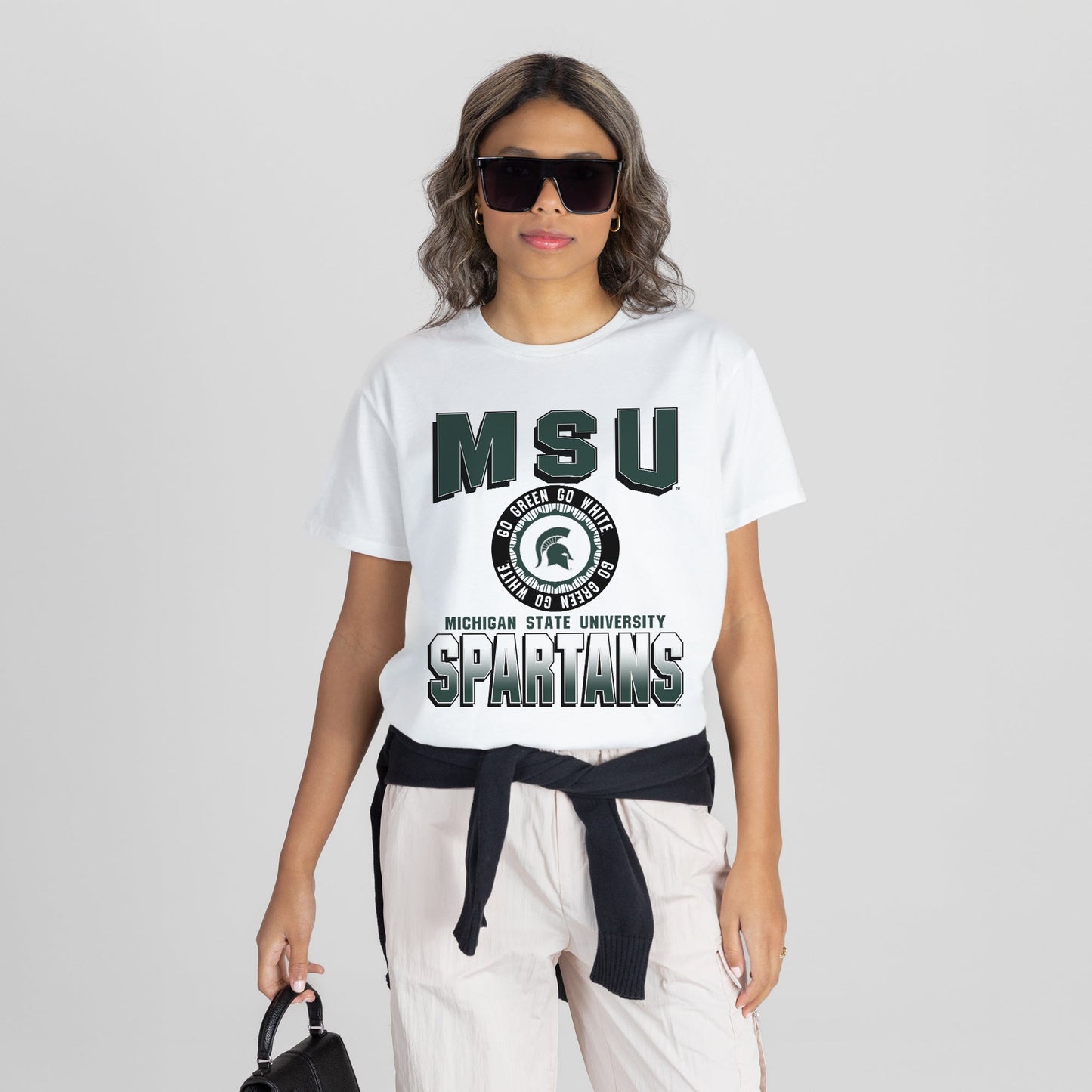 MICHIGAN STATE SPARTANS ALL-TIME CLASSIC SHORT SLEEVE FLOWY TEE