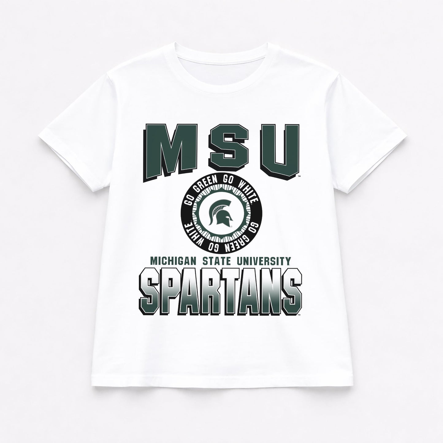 MICHIGAN STATE SPARTANS ALL-TIME CLASSIC SHORT SLEEVE FLOWY TEE