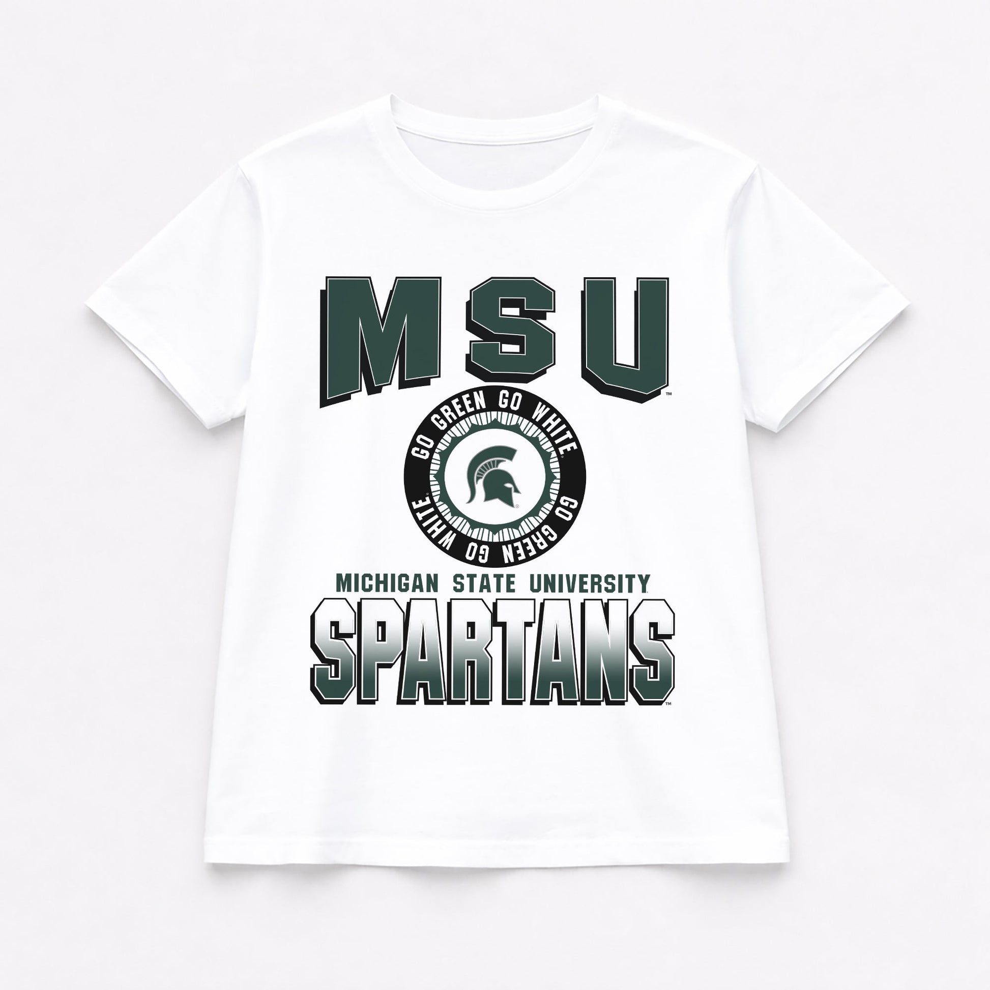 MICHIGAN STATE SPARTANS ALL-TIME CLASSIC SHORT SLEEVE FLOWY TEE